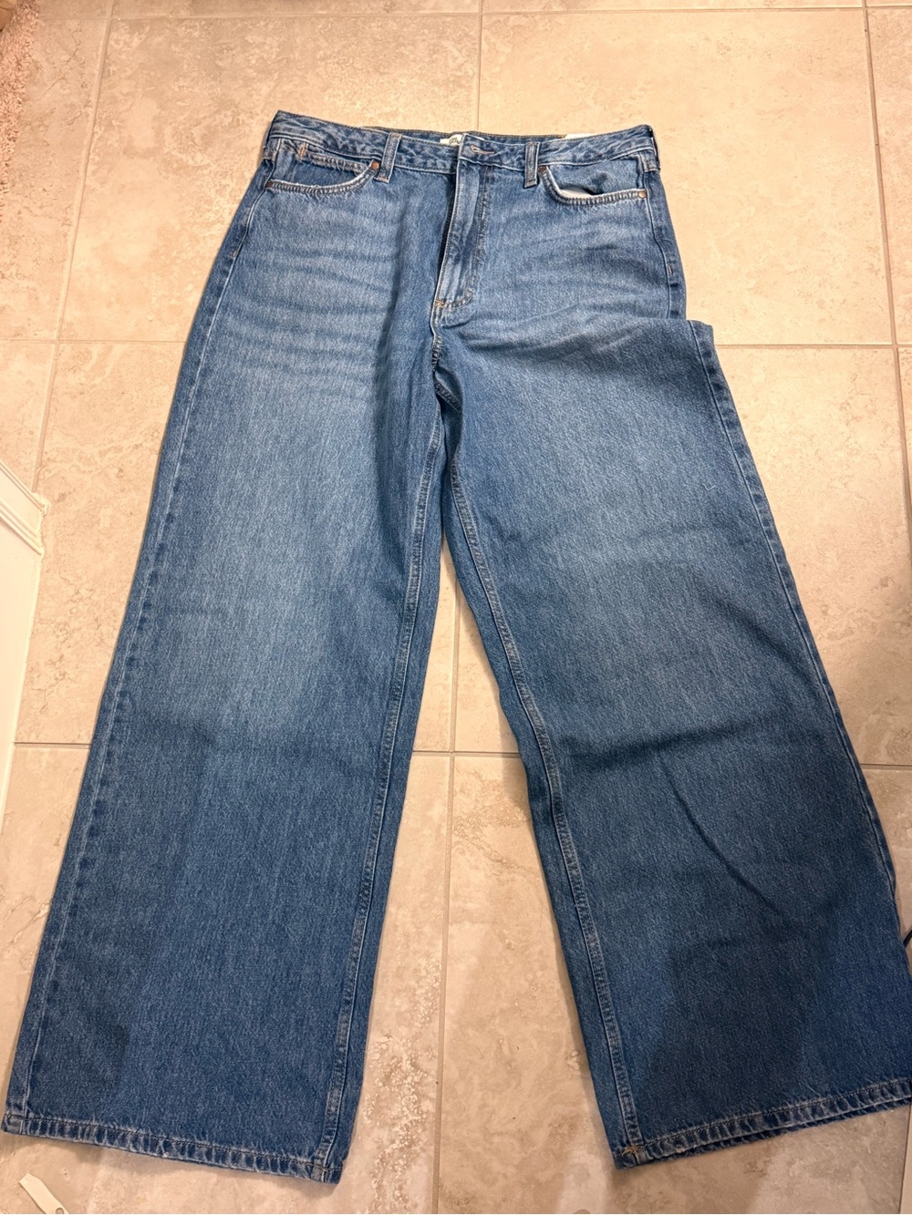 Wrangler Retro Barrel Wide Leg Jeans